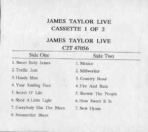 James Taylor (2) - James Taylor (Live) for sale